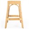 Frances Coastal Beach Natural Woven Rattan Counter Stool
