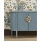 Sazana Modern Classic Blue Linen Oak Demilune Sideboard