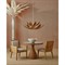 Sage Coastal Beach Natural Woven Abaca Rope Round Dining Table - 38&quot;
