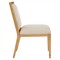 Bella Coastal Beach Beige Performance Natural Rattan Dining Chair