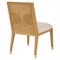 Bella Coastal Beach Beige Performance Natural Rattan Dining Chair
