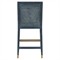 Bella Coastal Beach Grey Performance Blue Rattan Counter Stool