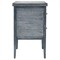 Bella Coastal Beach Blue Rattan Wood Chest