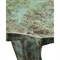 Tara Modern Classic Green Cast Aluminum Accent Table