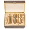 AERIN Updated Traditional Chocolate Embossed Shagreen Bar Tool Set