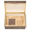 AERIN Updated Traditional Chocolate Embossed Shagreen Bar Tool Set