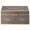 AERIN Updated Traditional Chocolate Embossed Shagreen Bar Tool Set