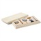 AERIN Updated Traditional Cream Embossed Shagreen Box Bamboo Bar Tool Set
