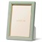 AERIN Piero Modern Classic Eucalyptus Leather Photo Frame - 4x6