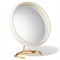 AERIN Updated Traditional Cream Embossed Shagreen Vanity Mirror