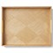 AERIN Marcello Modern Classic Brown Oak Wood Tray