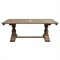 Raffiel Traditional Reclaimed Elm Rectangular Extendable Dining Table - 79-111&quot;