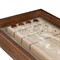 Seigfried Modern Classic Brown Oak Shuffleboard Game Table - 109&quot;