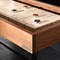 Seigfried Modern Classic Brown Oak Shuffleboard Game Table - 109&quot;