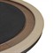 Seigfried Modern Classic Brown Oak Round Poker Game Table