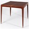 Truett Modern Classic Brown Leather Wrapped Game Table
