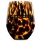 Juliska Puro Modern Classic Espresso Tortoise Shell Stemless Wine Glass