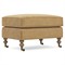 Carter Updated Traditional Brown Performance Velvet Caster Rectangular Ottoman