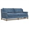 Lowen Updated Traditional Blue Performance Velvet Sofa - 88&quot;