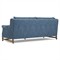 Lowen Updated Traditional Blue Performance Velvet Sofa - 88&quot;
