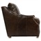 Romilly Modern Classic Tuscan Brown Leather Recliner Arm Chair