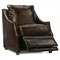 Romilly Modern Classic Tuscan Brown Leather Recliner Arm Chair