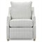 Serelis Coastal Beach Striped Recliner Arm Chair