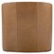 Zevanna Updated Traditional Caramel Brown Leather Barrel Swivel Chair