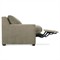 Weybridge Modern Classic Olive Velvet Recliner Arm Chair