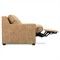 Weybridge Modern Classic Light Brown Leather Recliner Arm Chair
