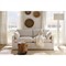 Weybridge Modern Bone White Cotton Performance Slipcovered Sleeper Sofa - 75"