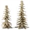 Kevin Updated Traditional Silver Tree Small Candlestick Holder - Set of 2