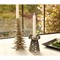 Kevin Updated Traditional Silver Tree Small Candlestick Holder - Set of 2