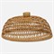 Jacen Coastal Beach Honey Woven Rattan Food Cover - Set of 2