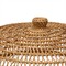 Jacen Coastal Beach Honey Woven Rattan Food Cover - Set of 2