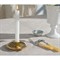 Jovie Coastal Beach Gold Brass Clam Shell Candlestick Holder - Set of 2