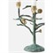 Bernadette French Country Patina Brass Floral Candelabra