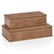 Eron Modern Classic Brown Leather Decorative Box - Small