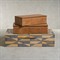 Eron Modern Classic Brown Leather Decorative Box - Small