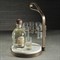 Tristan Modern Tequila Shot Glass White Marble Cutting Board Set
