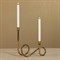 Kieran French Country Polished Gold Loop Candleholder