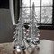 Simon Pearce Four Sided Modern Classic Crackle Glass Evergreen Tree - 12&quot;