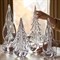 Simon Pearce Four Sided Modern Classic Crackle Glass Evergreen Tree - 12&quot;