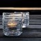 Simon Pearce Echo Lake Modern Classic Glass Tealight Candleholder - Set of 2