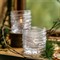 Simon Pearce Echo Lake Modern Classic Glass Tealight Candleholder - Set of 2