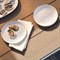 Simon Pearce Burlington Coastal Beach Cloud Stoneware Appetizer Plate - Set of 4