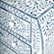 Casimir Coastal Beach Blue White Bone Inlay Dresser