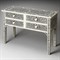 Vivianna Modern Classic Black White Bone Inlay Console Table
