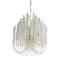 Arteriors Tilda Modern Classic White Wood Iron Frame Chandelier - Small