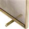 Gita Classic Simple Iron Fireplace Screen - Gold